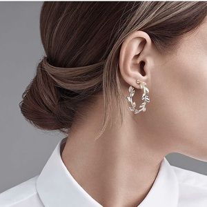Tiffany & Co. Other - Olive leaf hoop earrings Tiffany & Co. Other - Olive leaf hoop earrings